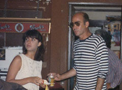 Hunter S Thompson in Mitchell Brothers Office May 1985